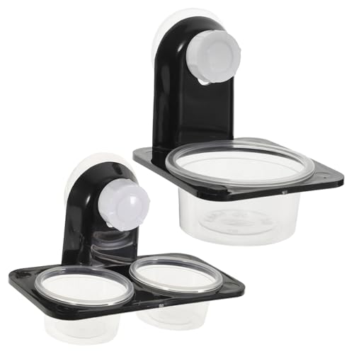 GALPADA 2 Sätze Teiliges Reptilien Futternapf Set mit Saugnapf Runde Kanten Glatte Oberfläche Sichere Langlebige Wasserschale für Terrarien Geeignet für Geckos Bartagamen Schildkröten und GALPADA 2 Sätze Teiliges Reptilien Futternapf Set mit Saugnapf Runde Kanten Glatte Oberfläche Sichere Langlebige Wasserschale für Terrarien Geeignet für Geckos Bartagamen Schildkröten und von GALPADA