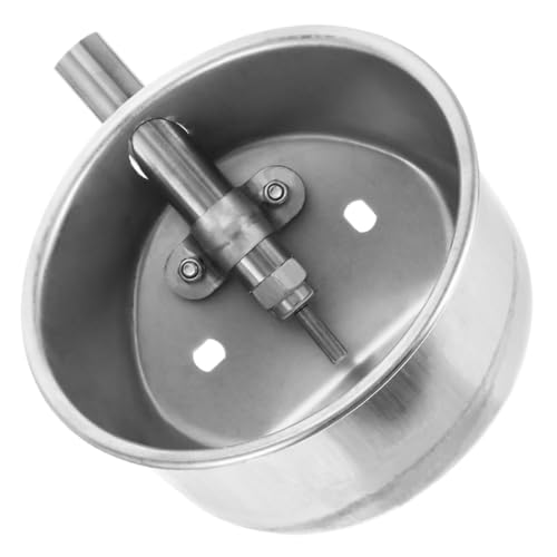 GALPADA 2 Stück Automatische Schweine Tränkeschale Rundes Wassernapf Design Wassersparend mit Schwimmerventil Praktischer Tränkeautomat für Schweine und Nutztierhaltung von GALPADA