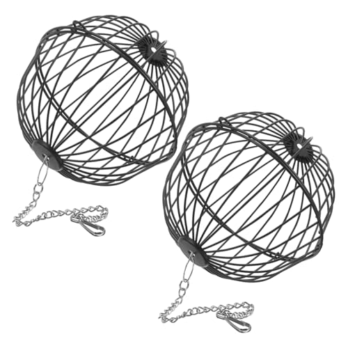 GALPADA 2 Stück Hängende Futterball für Kleintiere Kaninchen Meerschweinchen und Hamster Futterspender Robuster Grasball für Bewegung und Spaß im Käfig GALPADA 2 Stück Hängende Futterball für Kleintiere Kaninchen Meerschweinchen und Hamster Futterspender Robuster Grasball für Bewegung und Spaß im Käfig von GALPADA