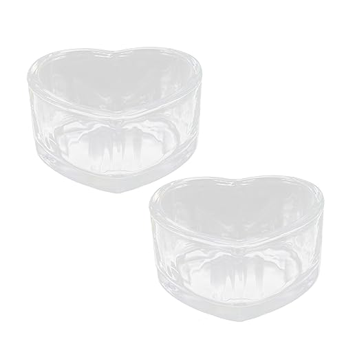 GALPADA 2 Stück Hamster Futter und Wassernapf aus Transparente Spritzwassergeschützte Schalen für Meerschweinchen Kaninchen und Andere Kleintiere Sicher und Praktisch von GALPADA