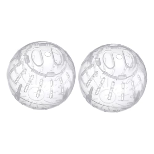 GALPADA 2 Stück Hamster Laufkugel Transparent Mini Laufball für Kleine Haustiere Wie Hamster Rennmäuse Stressabbau Fitness für Käfig und Kleintierhaltung GALPADA 2 Stück Hamster Laufkugel Transparent Mini Laufball für Kleine Haustiere Wie Hamster Rennmäuse Stressabbau Fitness für Käfig und Kleintierhaltung von GALPADA