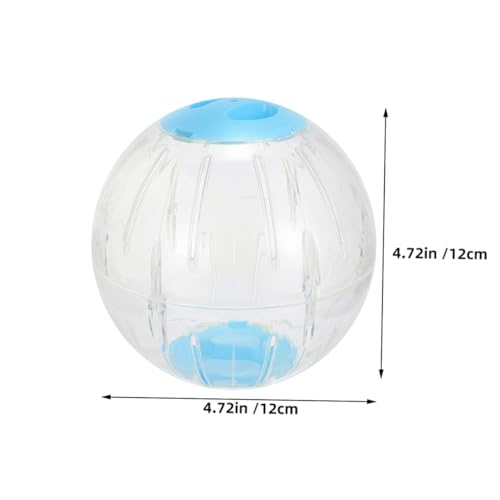 GALPADA 2 Stück Hamsterkugel Transparent mit Belüftungslöchern Sichere Zwerghamster Übungskugel für Kleintiere Einfach zu Reinigen Installieren Fördert Bewegung und Gesundheit Kleiner von GALPADA
