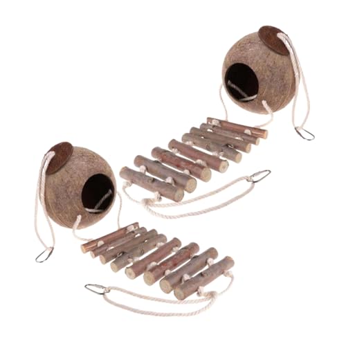 GALPADA 2 Stück Haustier Vogelnest Kokosnuss Vogelhütte Kokosnuss Reptilienverstecke Kokosnusshaus Für Sittiche Kokosnusshütte Papageienhütte Muschelhütte Versteck Reptilien GALPADA 2 Stück Haustier Vogelnest Kokosnuss Vogelhütte Kokosnuss Reptilienverstecke Kokosnusshaus Für Sittiche Kokosnusshütte Papageienhütte Muschelhütte Versteck Reptilien von GALPADA