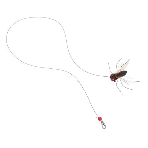 GALPADA 2 Stück Interaktiver Katzen Teaser Stick Ersatzköpfe mit Langen Schnüren Insekten Nachfüllungen für Drinnen Fördert die Aktivität Spielverhalten von Kätzchen GALPADA 2 Stück Interaktiver Katzen Teaser Stick Ersatzköpfe mit Langen Schnüren Insekten Nachfüllungen für Drinnen Fördert die Aktivität Spielverhalten von Kätzchen von GALPADA