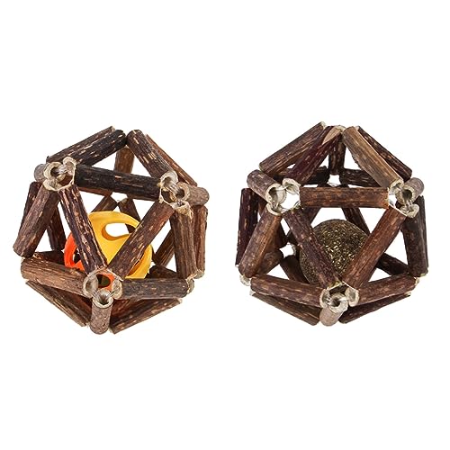 GALPADA 2 Stück Katzen Ball mit Katzenminze Molarspielzeug für Zahnreinigung und Beschäftigung Interaktives Kauen für Gesunde Zähne und Spaß GALPADA 2 Stück Katzen Ball mit Katzenminze Molarspielzeug für Zahnreinigung und Beschäftigung Interaktives Kauen für Gesunde Zähne und Spaß von GALPADA