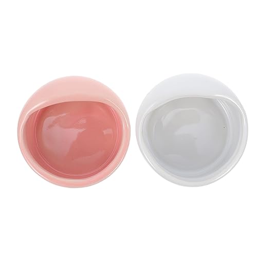 GALPADA 2 Stück Keramik Futter und Wassernapf für Hamster und Igel Rosa und Weiß Kippsicher Langlebig Leicht zu Reinigen Dekorative Kleine Futterschalen für Kleintiere GALPADA 2 Stück Keramik Futter und Wassernapf für Hamster und Igel Rosa und Weiß Kippsicher Langlebig Leicht zu Reinigen Dekorative Kleine Futterschalen für Kleintiere von GALPADA