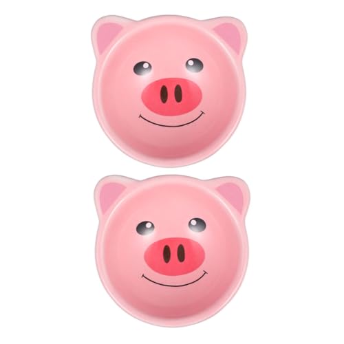 GALPADA 2 Stück Keramik Hamster Napf rutschfest Langlebig Glatt Oberfläche Leicht zu Reinigen für Meerschweinchen und Kleine Haustiere Futter Wasserschale Praktisch und Robust von GALPADA