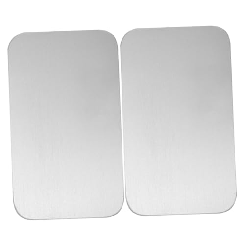 GALPADA 2 Stück Kühlmatte für Kleintiere Aluminium Kühlplatte für Kaninchen Hamster und Chinchillas Sommerliche Kühlung für Haustierkäfige und Transportboxen von GALPADA