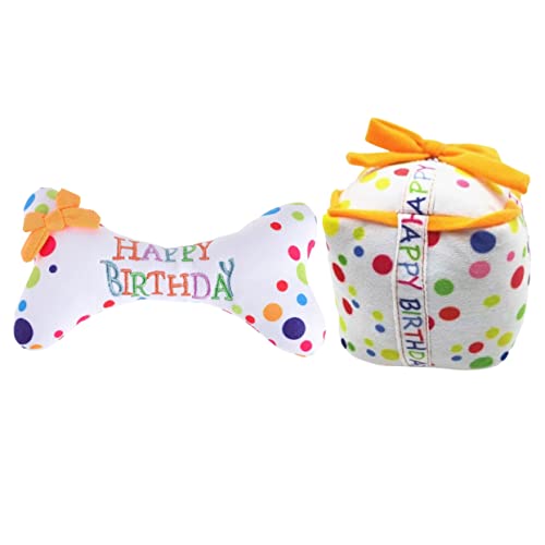 GALPADA 2 Stück Kuscheltier Kauspielzeug für Kleine Hunde Teiliges mit Quietschfunktion Geburtstagsgeschenk für Welpen Sicher und Langlebig Fördert Spiel und Beziehung von GALPADA