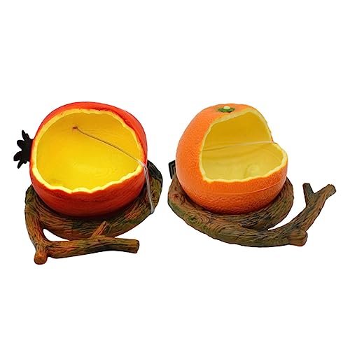 GALPADA 2 Stück Papageien Futternapf Praktischer Vogel Futterspender für Käfig Tragbarer Futterhalter für Vögel Orange Granatapfel Designs Einfach zu Montieren für Wellensittiche und GALPADA 2 Stück Papageien Futternapf Praktischer Vogel Futterspender für Käfig Tragbarer Futterhalter für Vögel Orange Granatapfel Designs Einfach zu Montieren für Wellensittiche und von GALPADA