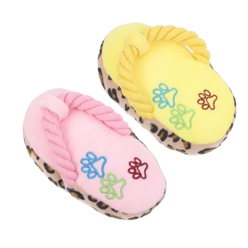 GALPADA 2 Stück Plüsch Hundespielzeug Weiche Kauspielzeuge Slipper Design Interaktive Zahnpflege für Hunde Fördert die Gesundheit Zähne und Sorgt für Spaß Beim GALPADA 2 Stück Plüsch Hundespielzeug Weiche Kauspielzeuge Slipper Design Interaktive Zahnpflege für Hunde Fördert die Gesundheit Zähne und Sorgt für Spaß Beim von GALPADA