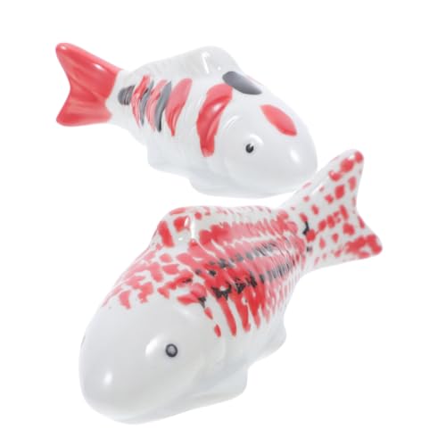 GALPADA 2 Stück Schwimmende Keramikfische für Aquarium Dekoration Naturnahe Koi Fisch Figuren Langlebige Unterwasser Gartendeko Stilvolle Teich Landschaft Ornamente GALPADA 2 Stück Schwimmende Keramikfische für Aquarium Dekoration Naturnahe Koi Fisch Figuren Langlebige Unterwasser Gartendeko Stilvolle Teich Landschaft Ornamente von GALPADA