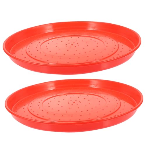 GALPADA 2 Stück Teiliges Geflügel futtertablett aus Kunststoff Robuste Futterplatte gegen Verschütten Praktisches Futterzubehör für Hühner und Küken Auffällige Farbe zur Futteranzeige für GALPADA 2 Stück Teiliges Geflügel futtertablett aus Kunststoff Robuste Futterplatte gegen Verschütten Praktisches Futterzubehör für Hühner und Küken Auffällige Farbe zur Futteranzeige für von GALPADA