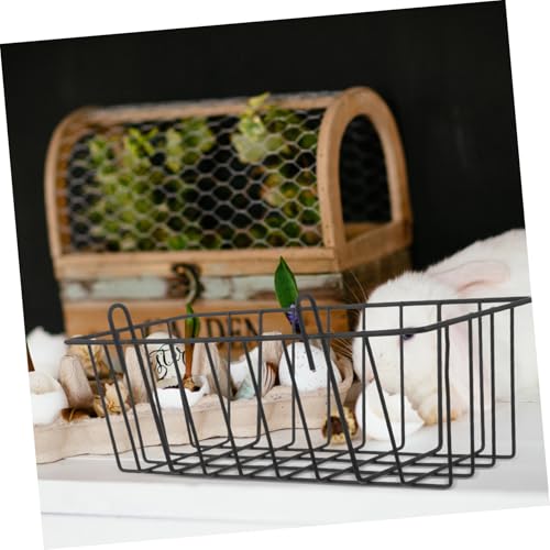 GALPADA 2 Stück Teiliges Kaninchen Heuraufe Metall Futterstation mit Haken Robuster Langlebiger Hasen Futterbehälter zum Aufhängen im Käfig Praktischer Sicherer Futterhalter für Kleine GALPADA 2 Stück Teiliges Kaninchen Heuraufe Metall Futterstation mit Haken Robuster Langlebiger Hasen Futterbehälter zum Aufhängen im Käfig Praktischer Sicherer Futterhalter für Kleine von GALPADA