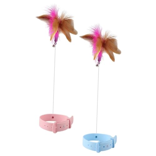 GALPADA 2 Stück Teiliges Katzen mit Katzenhalsband und Federwedel Leichtes Indoor Katzenbeschäftigungsspielzeug Elastisch und für Interaktives Katzenspiel und Selbstständige Unterhaltung GALPADA 2 Stück Teiliges Katzen mit Katzenhalsband und Federwedel Leichtes Indoor Katzenbeschäftigungsspielzeug Elastisch und für Interaktives Katzenspiel und Selbstständige Unterhaltung von GALPADA