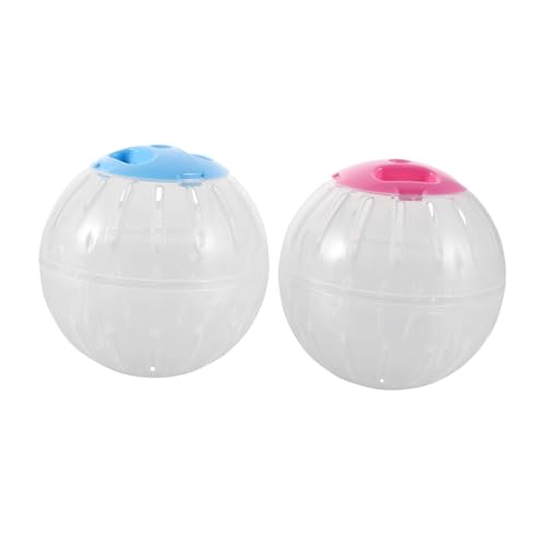 GALPADA 2 Stück Transparente Hamster laufkugel Langlebiges Kunststoff übungsrad für Kleine Haustiere Geräumig und Robust Fördert Aktivität und Bewegung Geeignet für Hamster und Kleintiere GALPADA 2 Stück Transparente Hamster laufkugel Langlebiges Kunststoff übungsrad für Kleine Haustiere Geräumig und Robust Fördert Aktivität und Bewegung Geeignet für Hamster und Kleintiere von GALPADA