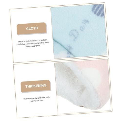 GALPADA 2 Stück Weiche Dicke Meerschweinchen bettmatte Abnehmbarem Bezug Warmes Kleintier plüschbett für Hamster Kaninchen Kleine Haustiere für Winter und Käfigeinsatz von GALPADA