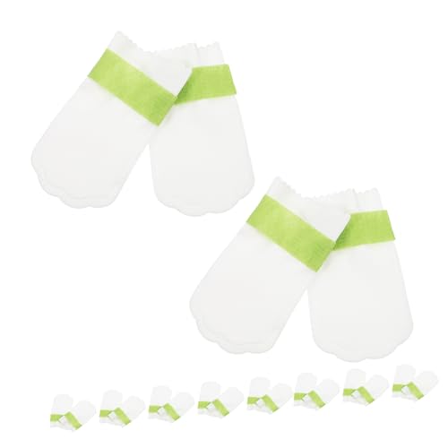 GALPADA 20 Stück Hundeschuhe S rutschfeste Pfotenschutz socken für Kleine Hunde wasserdichte Strapazierfähige Hundestiefel für Spaziergänge Schmutzabweisend und Sicher Outdoor böden von GALPADA