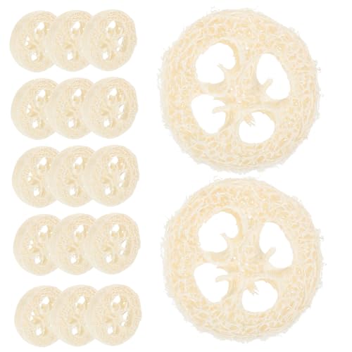 GALPADA Kreatives Hamster Kauspielzeug aus Luffa 20 Stück Natürliche Holzfarbe Fördert das Zähneknirschen und Beschäftigung für Hamster Rennmäuse Kaninchen und Andere Kleintiere von GALPADA