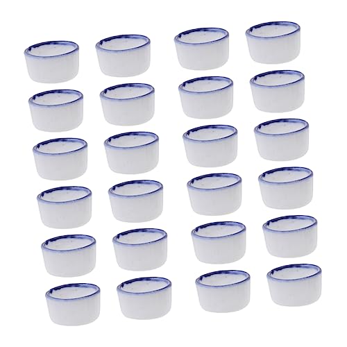 GALPADA 24Stücke Mini Wasserbecken für Reptilien Schalen für Schildkröten Eidechsen und Spinnen Robust und Langlebig für Terrarien und Aquarien Praktische Futter von GALPADA