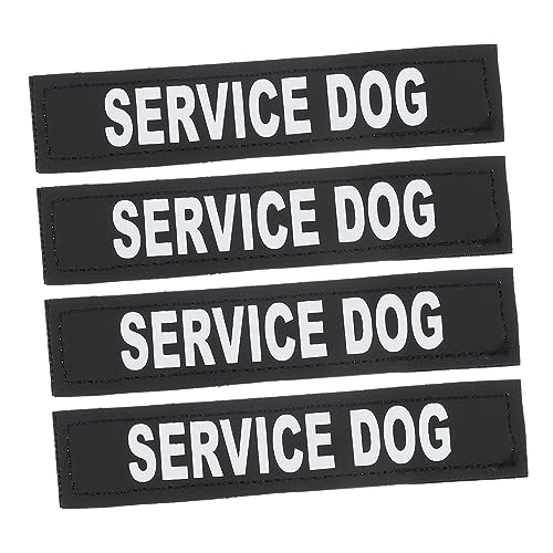 GALPADA 2Paare Reflektierende Patches für Haustiere Aufkleber für Hundewesten Geeignet für Training und Outdoor Aktivitäten Leicht und Langlebig Stilvolles Design für von GALPADA