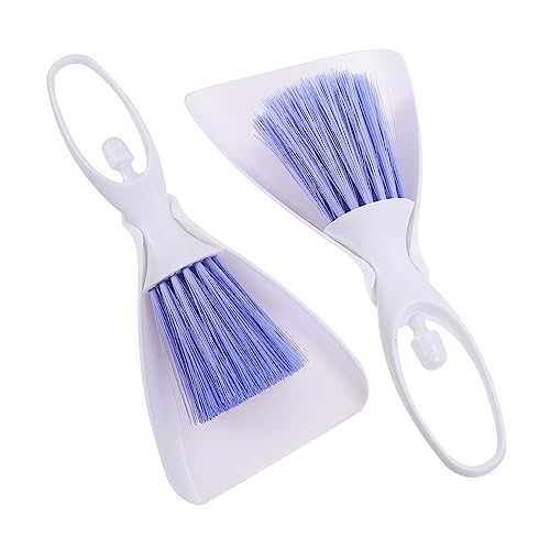 GALPADA 2Sätze Mini Besen mit Kehrschaufel für Haustierreinigung Ergonomisches Design Leicht und Platzsparend für Hamster Kaninchen und Andere Kleine Tiere Zufällige Farbe von GALPADA