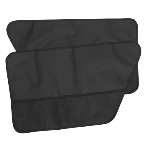 GALPADA 2stücke Autotürabdeckung Für Hunde Kratzfester Türschutz Wasserdichter Autofensterschutz Praktisches Autozubehör Mit Netztaschen Für Snacks Und Reiseutensilien von GALPADA