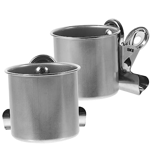 GALPADA 2Stücke Futterstation Robuste Futter und Wasserschalen für Vogelkäfige für Papageien und Nymphensittiche zu Montieren und Hygienisch GALPADA 2Stücke Futterstation Robuste Futter und Wasserschalen für Vogelkäfige für Papageien und Nymphensittiche zu Montieren und Hygienisch von GALPADA