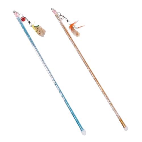 GALPADA 2Stücke Interaktives Katzenspielzeug Teaser Stick Indoor Katzen Fördert und Spielverhalten Unterhaltsam und Langlebig GALPADA 2Stücke Interaktives Katzenspielzeug Teaser Stick Indoor Katzen Fördert und Spielverhalten Unterhaltsam und Langlebig von GALPADA