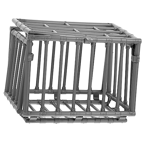 GALPADA 2Stücke Miniaturkäfig Für Kleintier DIY Haustier Zubehör Zur Dekoration Von Miniaturhäusern Für Mini Garten Und Schlafzimmer von GALPADA