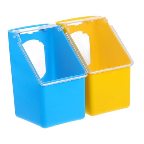 GALPADA 2Stücke Taubenzuführer Multifunktionale Essensbox Für Haustiere Hängendes Fütterungsbecken Mit Deckel Futterstation Für Tauben Und Andere Kleintiere von GALPADA