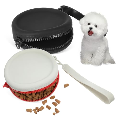 GALPADA 2stücke Runder Gummi-leckerli-Beutel Für Hunde Mit Griff Tragbarer Aufbewahrungstasche Mit Reißverschluss Für Hundetraining Und Snacks Unterwegs GALPADA 2stücke Runder Gummi-leckerli-Beutel Für Hunde Mit Griff Tragbarer Aufbewahrungstasche Mit Reißverschluss Für Hundetraining Und Snacks Unterwegs von GALPADA