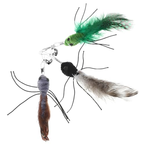 GALPADA 3stücke Teiliges Katzenspielzeug Interaktive Katzenangel Mit Insekten-aufsätzen Leichte Und Farbenfrohe Teaser-ersatzteile Für Spielspaß Und Interaktivität GALPADA 3stücke Teiliges Katzenspielzeug Interaktive Katzenangel Mit Insekten-aufsätzen Leichte Und Farbenfrohe Teaser-ersatzteile Für Spielspaß Und Interaktivität von GALPADA
