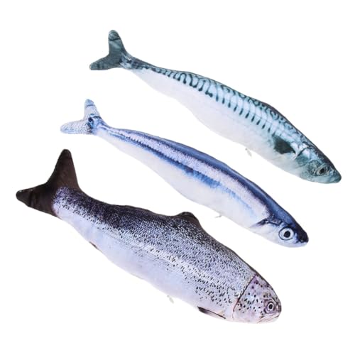 GALPADA 3 Stück Katzenspielzeug aus Lustiges Katzenminze Fischspielzeug aus Plüsch für Kätzchen Interaktives und Selbstunterhaltendes Gesundheit und Fitness von Katzen GALPADA 3 Stück Katzenspielzeug aus Lustiges Katzenminze Fischspielzeug aus Plüsch für Kätzchen Interaktives und Selbstunterhaltendes Gesundheit und Fitness von Katzen von GALPADA