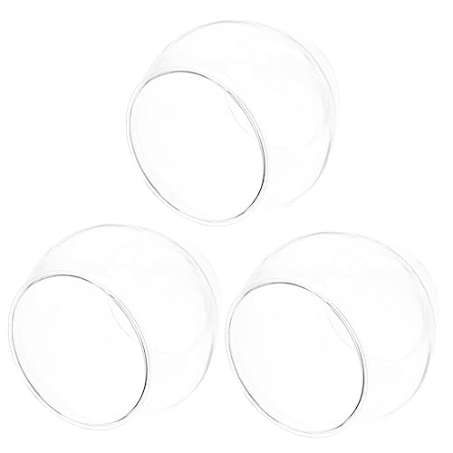 GALPADA 3 Stück Teiliges Desktop Fischbecken aus Kunststoff Transparentes Kugelaquarium für Büro Wohnzimmer und Garten Stilvolle Dekoration für Fische und Pflanzen von GALPADA