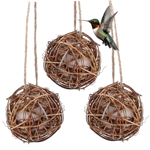 GALPADA 3 Stück Teiliges Hummingbird Nesting Kreatives Nestmaterial für Vögel Installieren für Garten und Innenbereich für Vogel von GALPADA