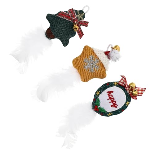 GALPADA 3 Stück Teiliges Interaktives Katzenspielzeug aus Weichem Plüsch Spielerische Kauspielzeuge für Kätzchen Zufällige Designs Fördert Aktivität und Beschäftigung von Katzen im Alltag GALPADA 3 Stück Teiliges Interaktives Katzenspielzeug aus Weichem Plüsch Spielerische Kauspielzeuge für Kätzchen Zufällige Designs Fördert Aktivität und Beschäftigung von Katzen im Alltag von GALPADA
