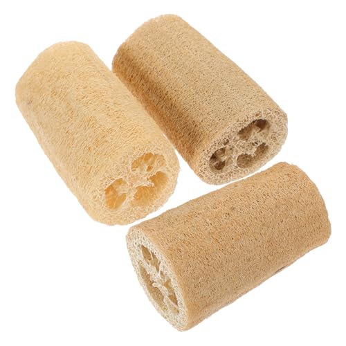 GALPADA 3 Stück Luffa Spielzeug Für Hamster Natürliches Kauspielzeug 10cm Zum Zähneputzen Für Kleintiere Hamsterspielzeug Kreatives Zubehör von GALPADA