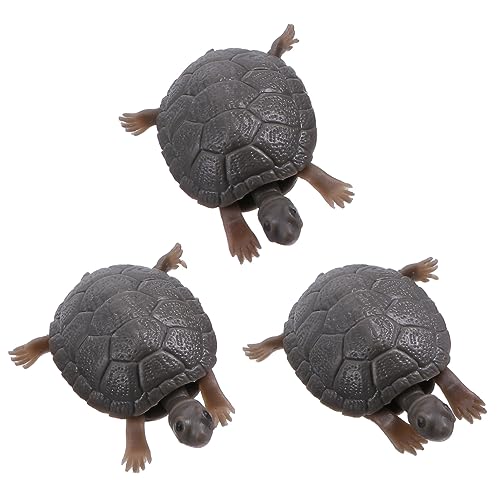 GALPADA 3Stücke Künstliche Schildkröten Ornamente Lebensnahe Simulation Schildkröten Für Aquarien Dekoration Für Fischbehälter Wasserfestes Kunststoffmaterial von GALPADA