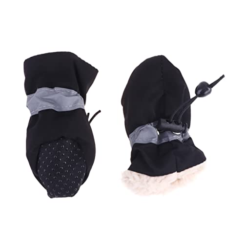GALPADA 4 Stück Anti-schlupf-haustierschuhabdeckung Hundeschuhe Für Kleine Hunde Booties Für Hundepfoten Mittel Hundefuß Hundestiefel rutschfeste Schuhe Für Haustiere Schutz Schwarz GALPADA 4 Stück Anti-schlupf-haustierschuhabdeckung Hundeschuhe Für Kleine Hunde Booties Für Hundepfoten Mittel Hundefuß Hundestiefel rutschfeste Schuhe Für Haustiere Schutz Schwarz von GALPADA