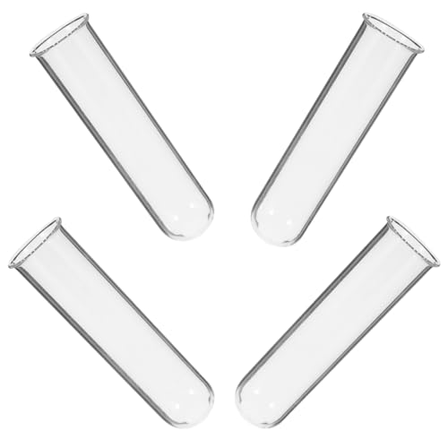 GALPADA 4 Stück Glas hydroponik blumenvase Testrohr Pflanzgefäß Transparent Terrarium Hydro Pflanzflasche Wasserpflanzen Anzuchtstation für Home Büro Dekoration GALPADA 4 Stück Glas hydroponik blumenvase Testrohr Pflanzgefäß Transparent Terrarium Hydro Pflanzflasche Wasserpflanzen Anzuchtstation für Home Büro Dekoration von GALPADA
