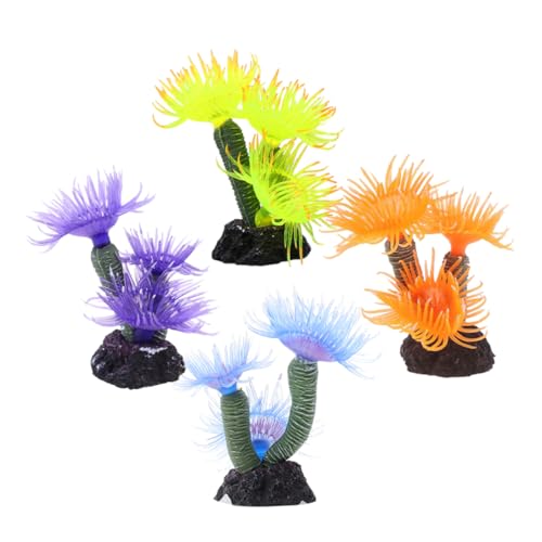 GALPADA 4stücke Künstliche Aquariumzubehör Aus Kunstharz Für Süßwasser Und Meerwasseraquarien Riffdekor Fischdekorationen Aquariumdekor Aquariumornament von GALPADA