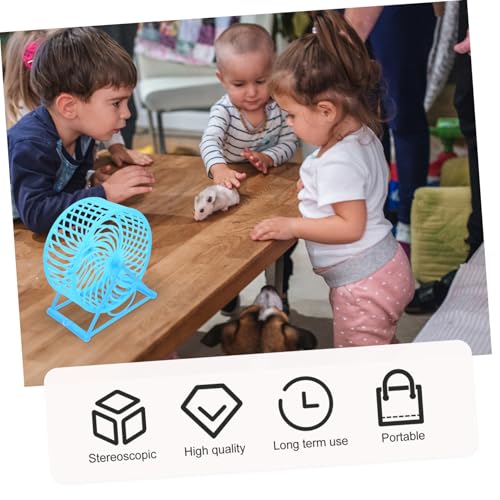 GALPADA 4 Stück Silent Hamster Laufrad Leise Hamsterlaufrolle mit Halterung Bunte Kleintier Übungsräder für Zwerghamster Eichhörnchen Igel zur Stressreduktion und Bewegung GALPADA 4 Stück Silent Hamster Laufrad Leise Hamsterlaufrolle mit Halterung Bunte Kleintier Übungsräder für Zwerghamster Eichhörnchen Igel zur Stressreduktion und Bewegung von GALPADA