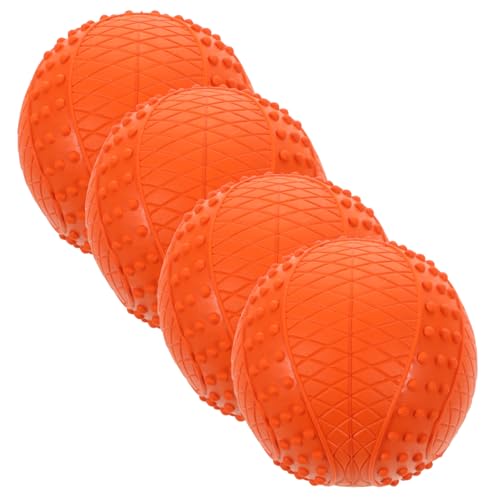 GALPADA 4 Stück Teiliges Hundespielzeug aus Robustem Gummimaterial Leichte Wurf Apportierbälle mit Quietschfunktion Strapazierfähig und Elastisch für Kleine bis Große Hunde für Drinnen GALPADA 4 Stück Teiliges Hundespielzeug aus Robustem Gummimaterial Leichte Wurf Apportierbälle mit Quietschfunktion Strapazierfähig und Elastisch für Kleine bis Große Hunde für Drinnen von GALPADA