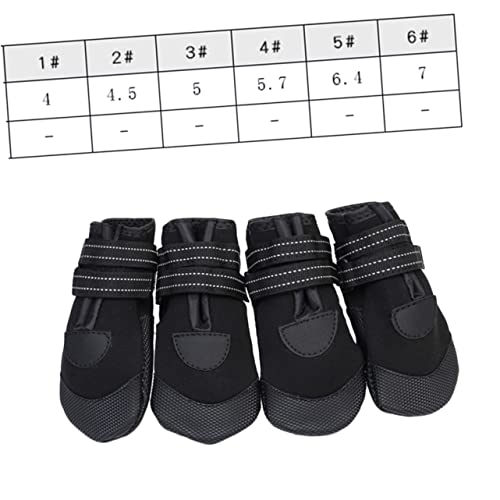 GALPADA 4 Stück Teiliges Wasserdichtes Winter Hundeschuh aus Neopren mit Rutschfestem Reflektierendem Atmungsaktiv und Warm für Kleine Hunde und Sicheres Gassigehen bei Dunkelheit GALPADA 4 Stück Teiliges Wasserdichtes Winter Hundeschuh aus Neopren mit Rutschfestem Reflektierendem Atmungsaktiv und Warm für Kleine Hunde und Sicheres Gassigehen bei Dunkelheit von GALPADA