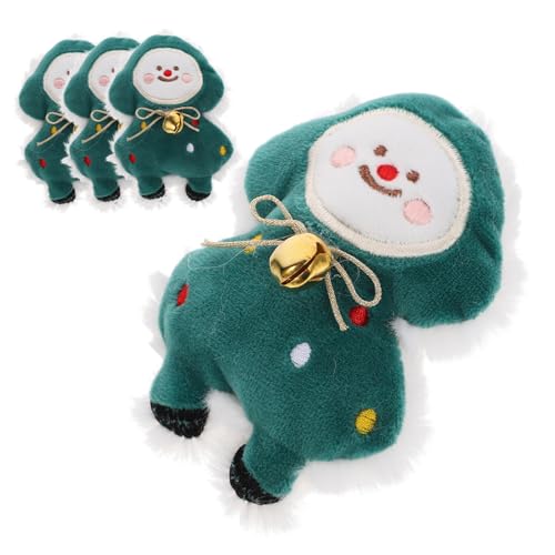 GALPADA 4 Stück Teiliges Weihnachts Katzenspielzeug aus Robustem Beißfestem Plüsch mit Katzenminze Interaktives Indoor Kauspielzeug in Weihnachtsbaum Design für Katzen und Kätzchen GALPADA 4 Stück Teiliges Weihnachts Katzenspielzeug aus Robustem Beißfestem Plüsch mit Katzenminze Interaktives Indoor Kauspielzeug in Weihnachtsbaum Design für Katzen und Kätzchen von GALPADA