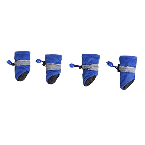 GALPADA 4 Stück wasserdichte Hundestiefel Outdoor Hundestiefel wasserdichte Winterstiefel Für Kleine Hunde Hundezubehör Stiefel Für Hundepfoten Medizinische Hundesocken wasserdichte von GALPADA