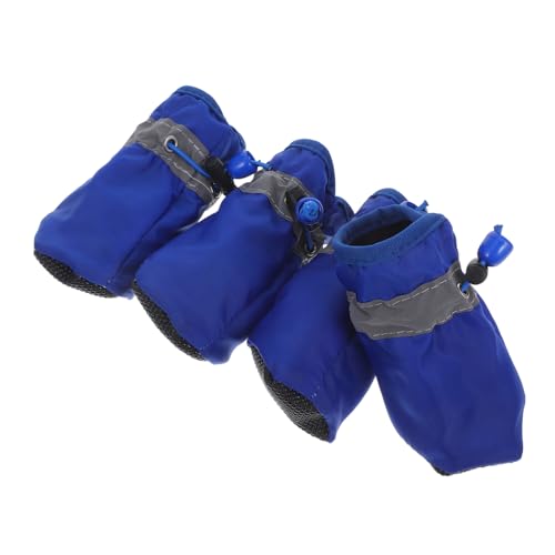 GALPADA 4 Stück wasserdichte Hundestiefel Regenstiefel Für Hunde Hundestiefel Für Große Hunderassen Für Kleine Hunde Mittelgroße Pfoten Extra Große Hundestiefel Hundestiefel Für von GALPADA