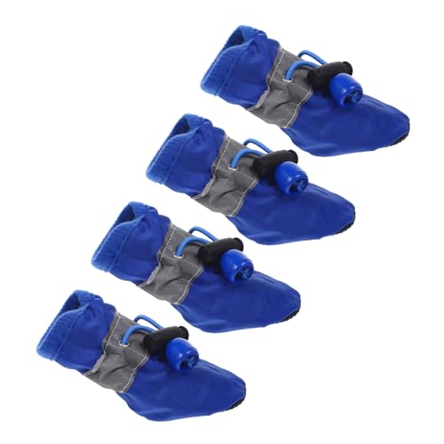 GALPADA 4Stücke Hundestiefel Für Kleine Bis Mittelgroße Rutsch Pfotenschutz Für Outdoor Aktivitäten Und Sport Xs von GALPADA