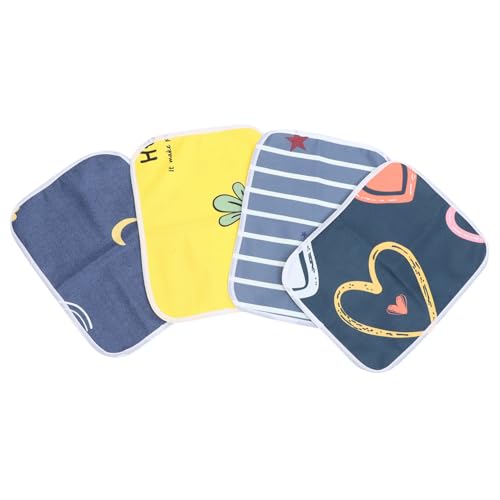 GALPADA 4Stücke Waschbare Meerschweinchen Käfigeinlagen Wiederverwendbare Wasserfeste Urin Pads Für Kleintiere Gemischte Designs Als Hamsterzubehör von GALPADA